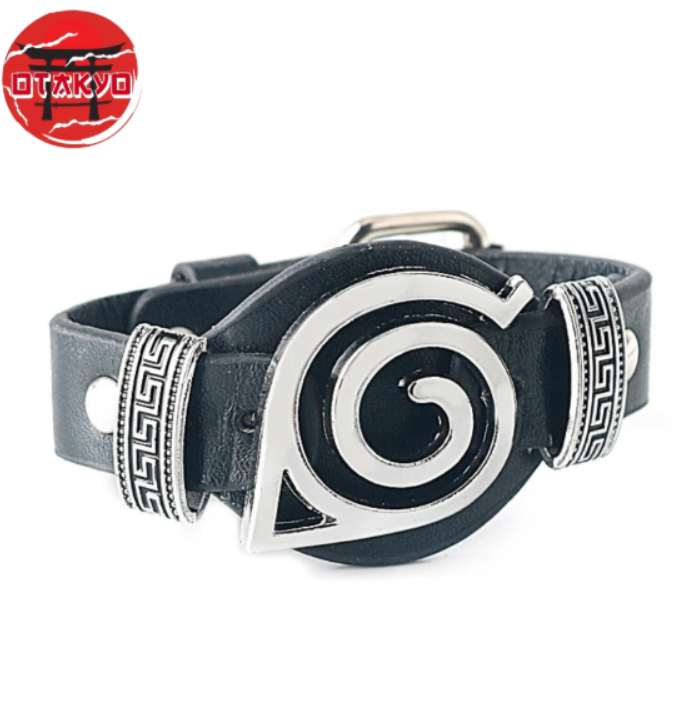 Bracelet Konoha "Emblème Du Village De La Feuille" - Naruto Shippuden™