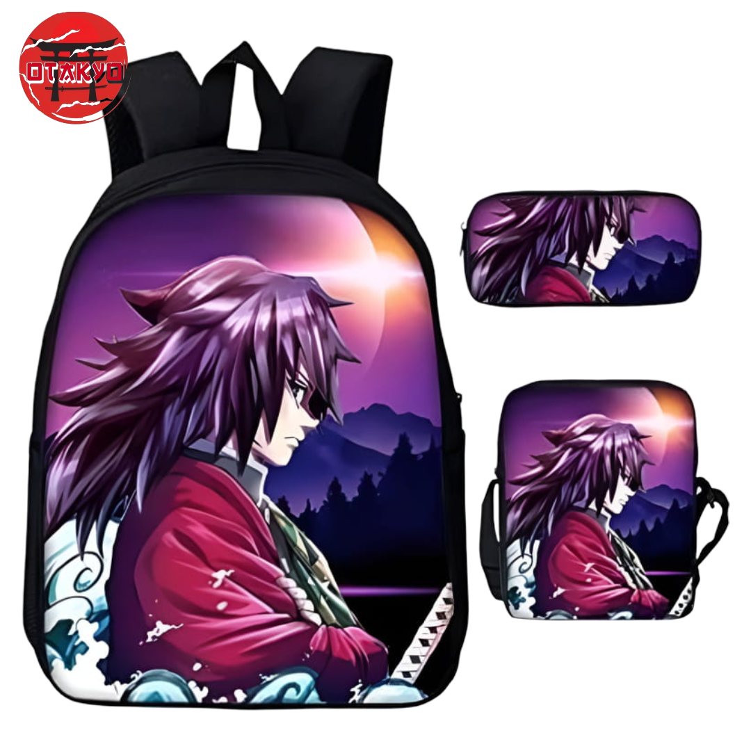 Cartable avec Trousse et Sacoche Giyu Tomioka - Demon Slayer™