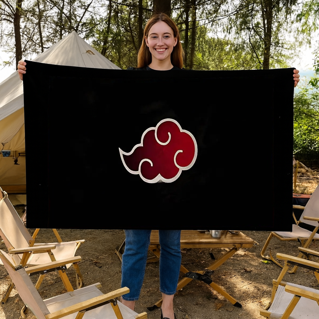 Drapeau Akatsuki "Symbole Légendaire" - Naruto™