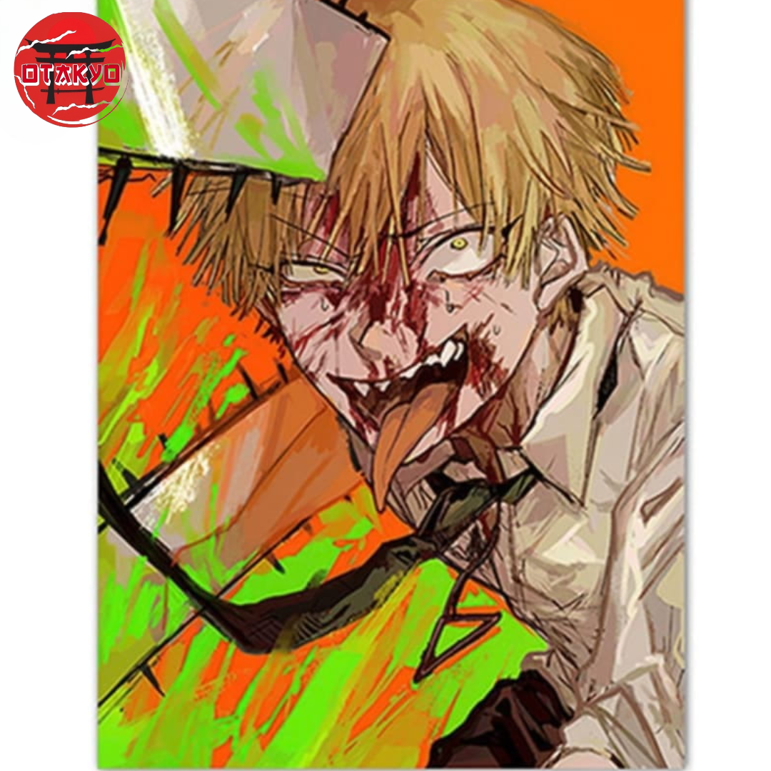 Poster Denji "Folie" - Chainsaw Man™
