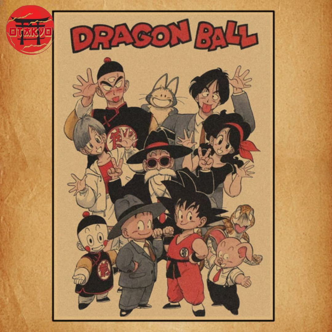 Poster Equipe Z Family - Dragon Ball Z™
