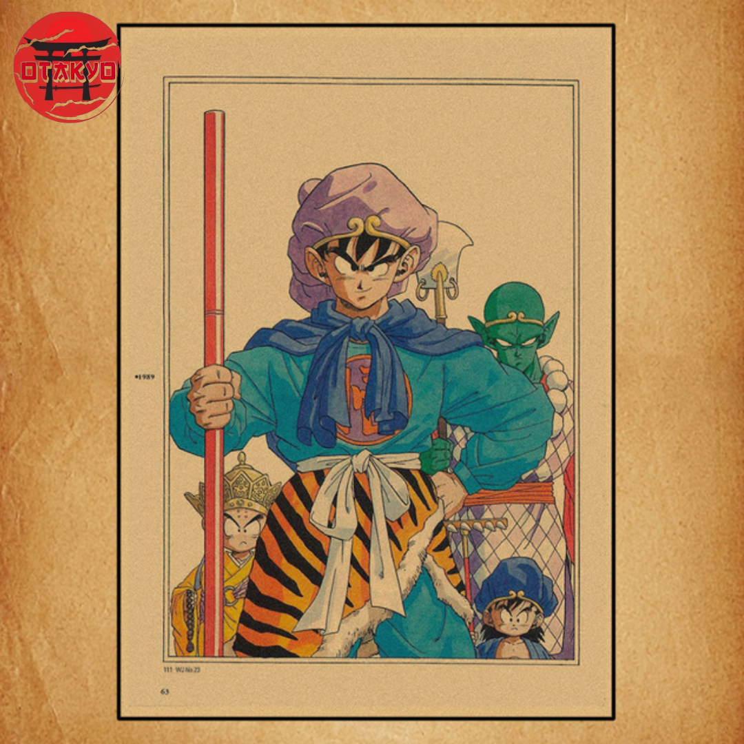 Poster Goku "Nyoï Bo" - Dragon Ball Z™