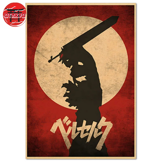 Poster Guts Lame Nocturne Rouge - Berserk™