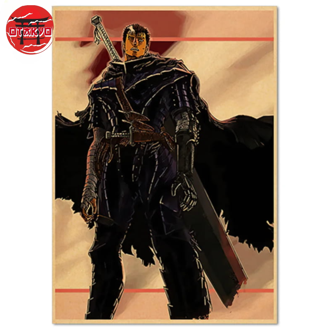 Poster Guts "Le Guerrier Solitaire" - Berserk™