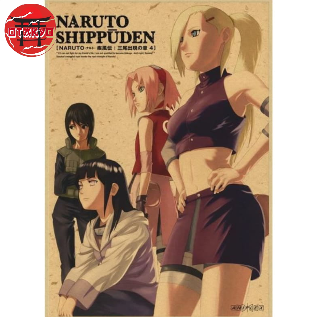 Poster Kunoichi de Konoha - Naruto™