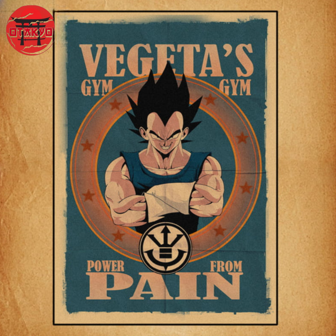 Poster Vegeta "Pain" - Dragon Ball Z™
