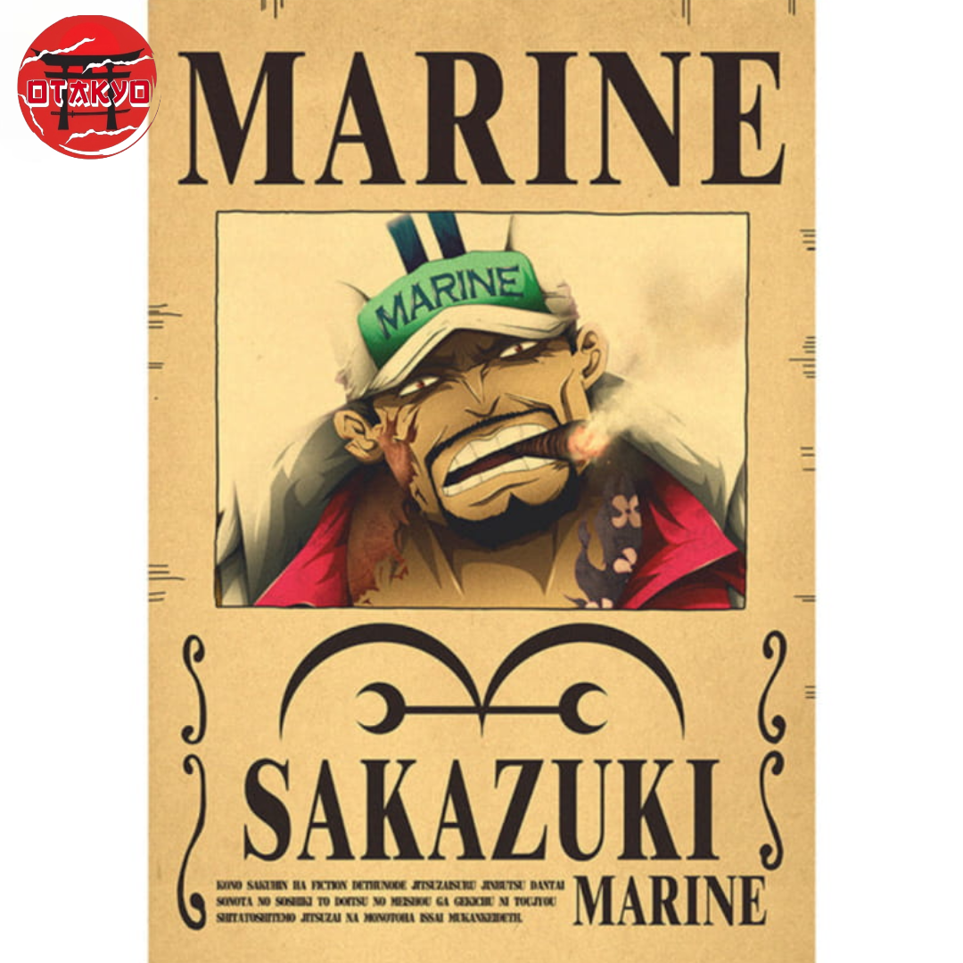 Poster Wanted Akainu - One Piece™