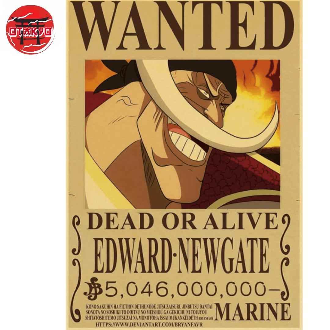 Poster Wanted Barbe Blanche - One Piece™
