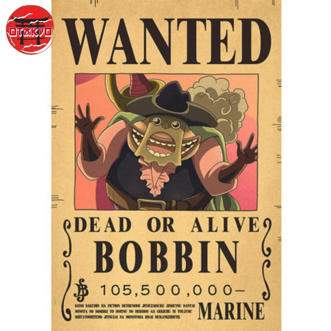 Poster Wanted Bobbin - One Piece™