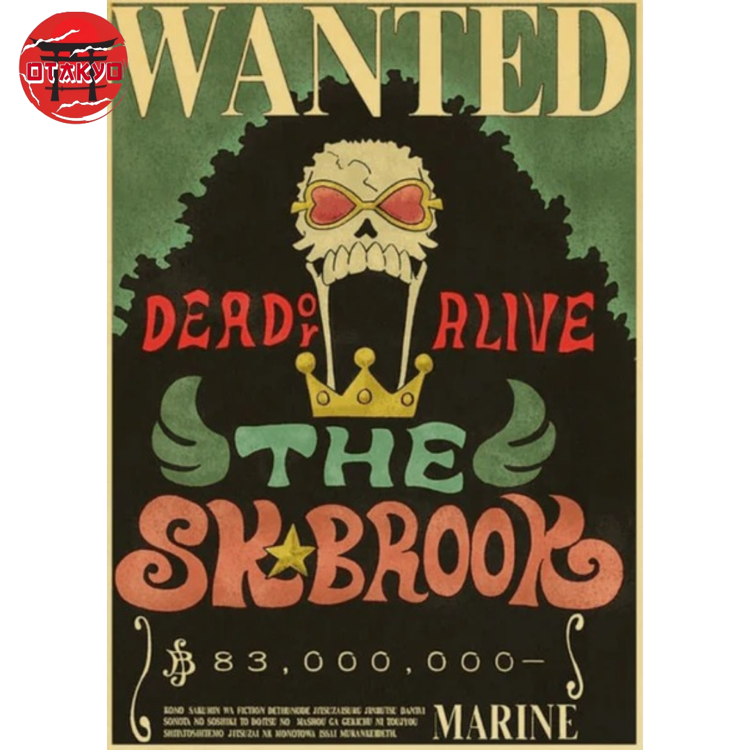 Poster Wanted Brook - One Piece™
