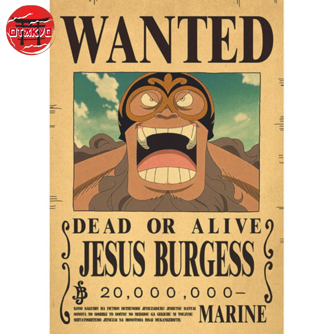 Poster Wanted Burgess - One Piece™
