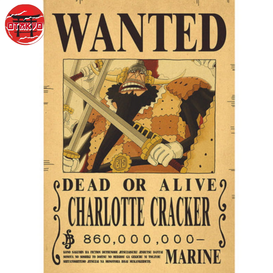 Poster Wanted Cracker - One Piece™