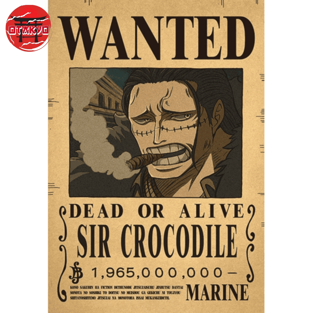 Poster Wanted Crocodile - One Piece™