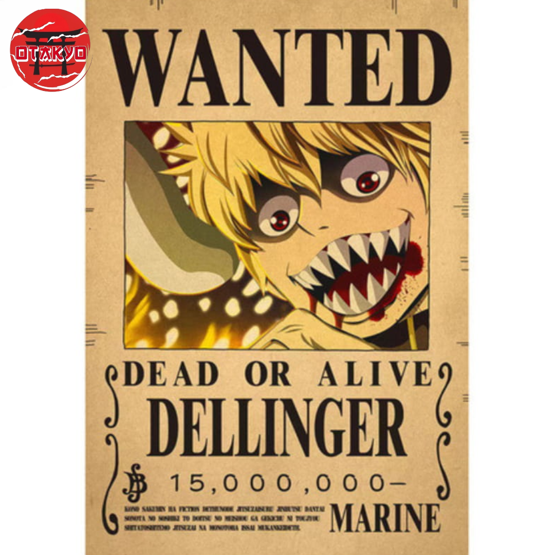 Poster Wanted Dellinger - One Piece™