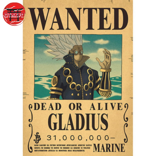 Poster Wanted Gladius - One Piece™