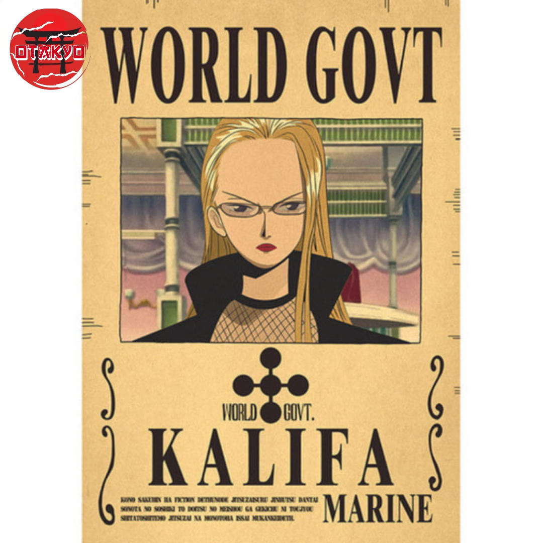 Poster Wanted Kalifa - One Piece™
