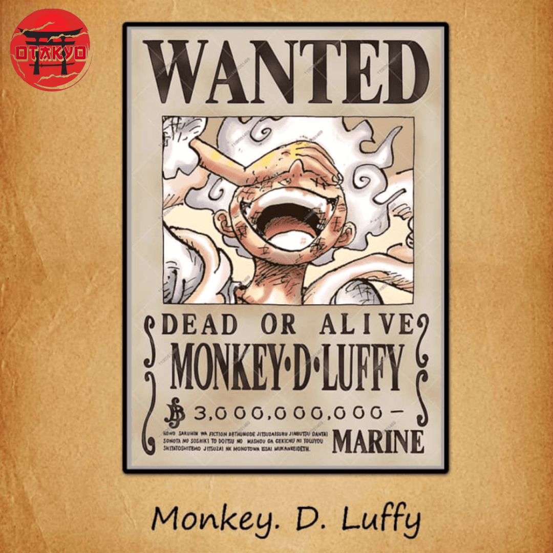 Poster Wanted Luffy "Yonko" - One Piece™