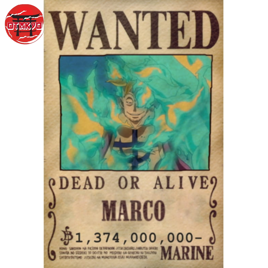 Poster Wanted Marco - One Piece™