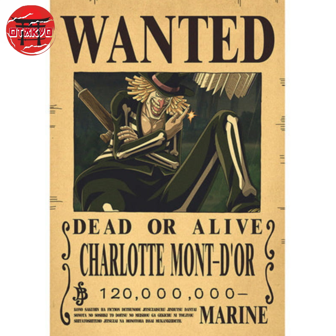 Poster Wanted Mont d'Or - One Piece™