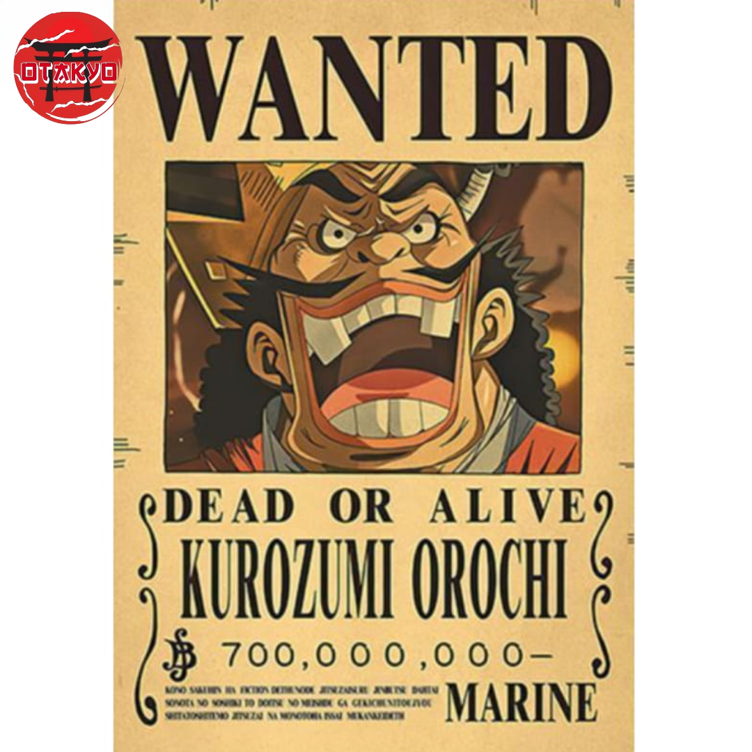 Poster Wanted Orochi - One Piece™