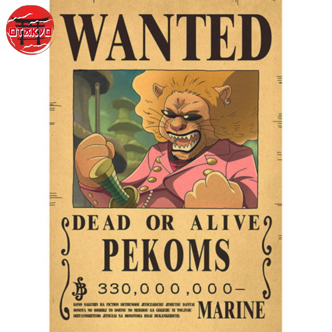 Poster Wanted Pekoms - One Piece™