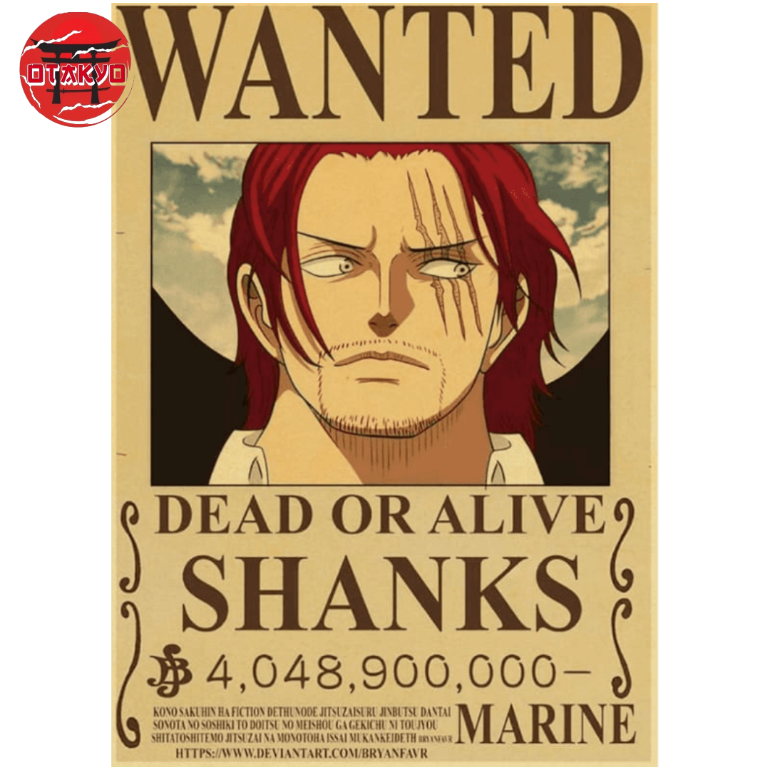 Poster Wanted Shanks - One Piece™