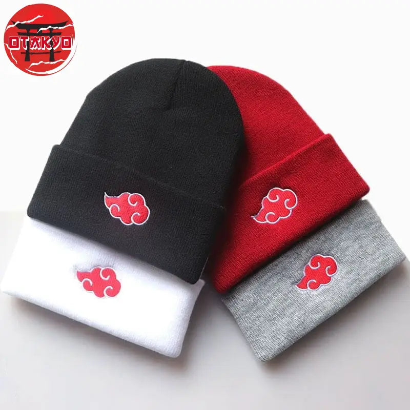 Bonnet Noir/Blanc Akastuki - Naruto Shippuden