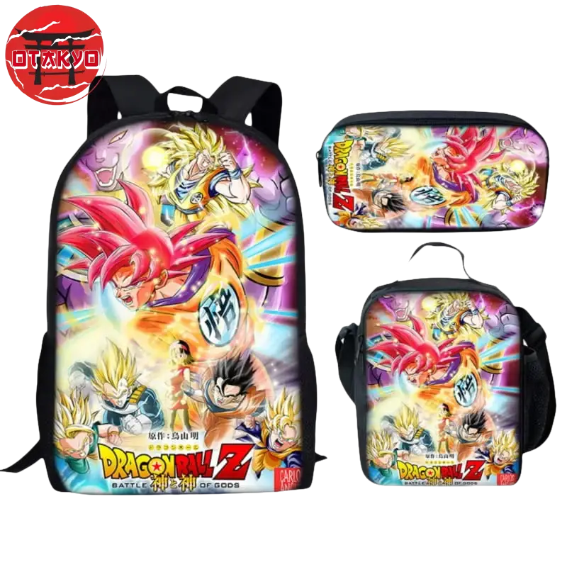 Cartable avec Trousse et Sacoche Battle of Gods - Dragon Ball Z™
