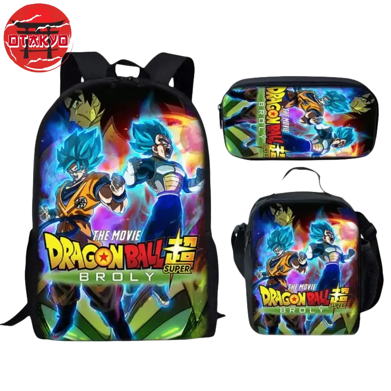 Cartable avec Trousse et Sacoche Broly - Dragon Ball Z™