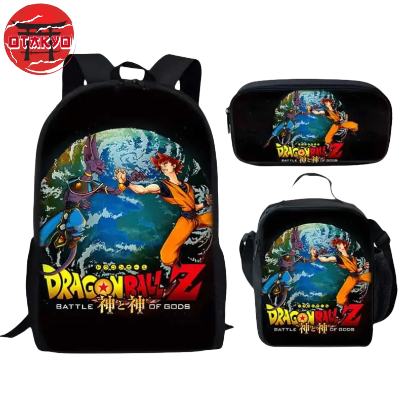 Cartable avec Trousse et Sacoche Goku vs Beerus - Dragon Ball Z™