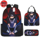 Cartable avec Trousse et Sacoche Itachi Uchiwa - Naruto Shippuden™