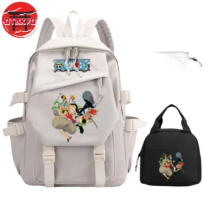 Cartable avec Trousse et Sacoche Nakama - One Piece™