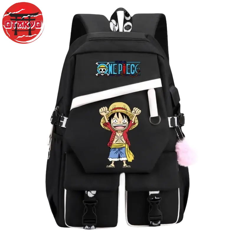 Cartable Luffy Noir - One Piece™