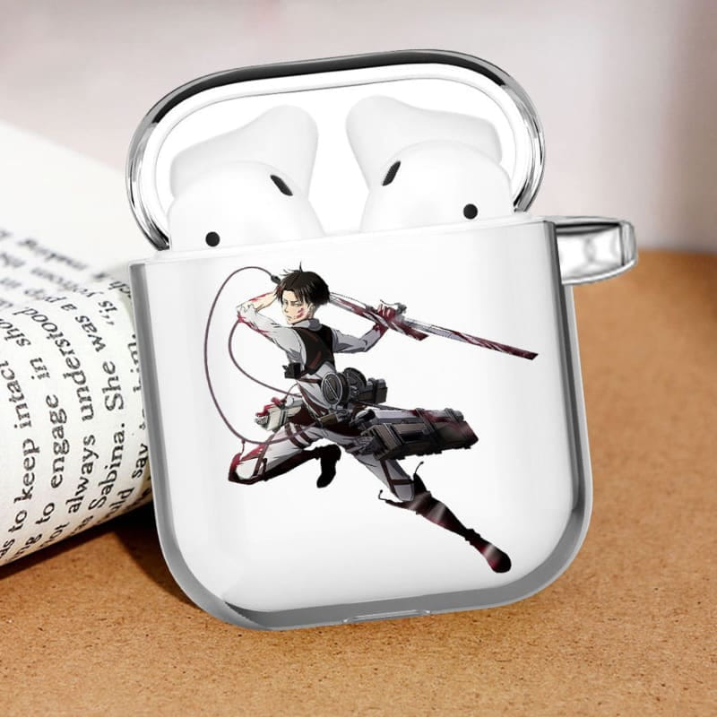 Coque Airpods Livaï en mode combat- Attaque des Titans™ - Otakyo : N°1 des ventes de figurine en ligne