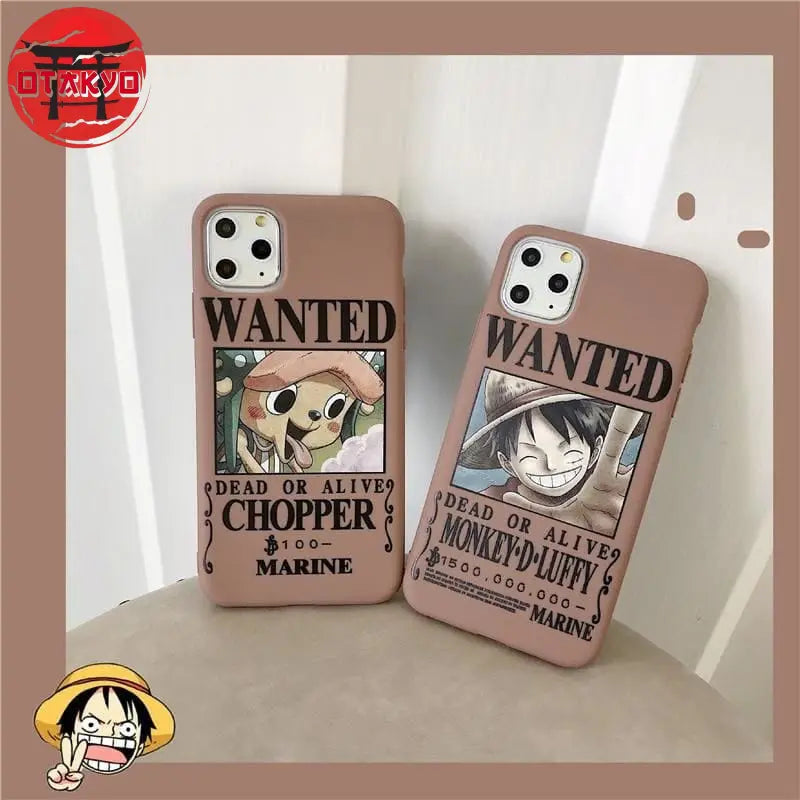 Coque iphone Monkey D. Luffy WANTED - One piece™ - Otakyo : N°1 des ventes de figurine en ligne