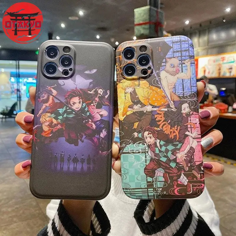 Coque Iphone Tanjiro, Nezkuo, Inosuke et Zenitsu - Demon Slayer ™ - Otakyo : N°1 des ventes de figurine en ligne