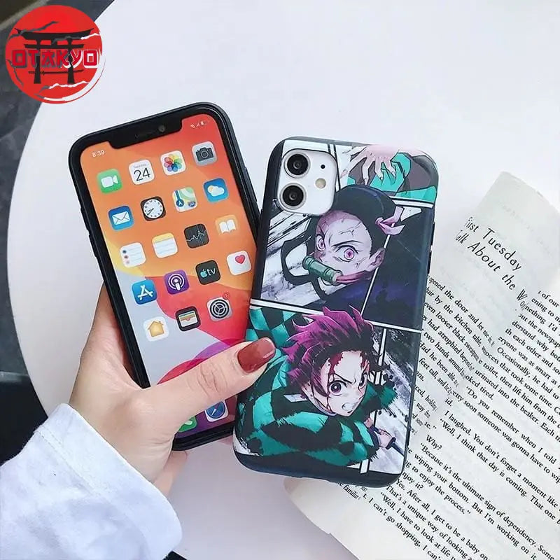 Coque Iphone Tanjiro & Nezuko - Demon Slayer™ - Otakyo : N°1 des ventes de figurine en ligne