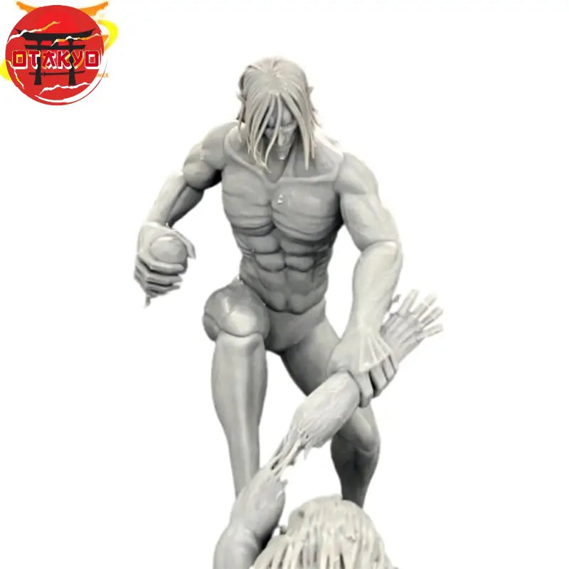 Figurine en résine du Titan Assaillant vs Titan Mâchoire - Attaque des Titans