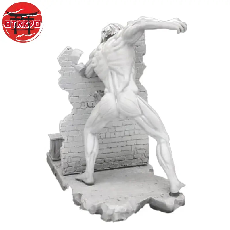 Figurine en résine Titan Assailant et Eren Jaeger - Attaque des Titans