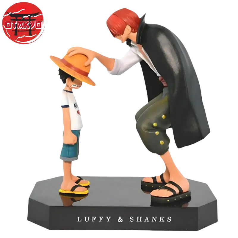 Figurine Shanks le Roux avec Monkey D Luffy - One Piece™