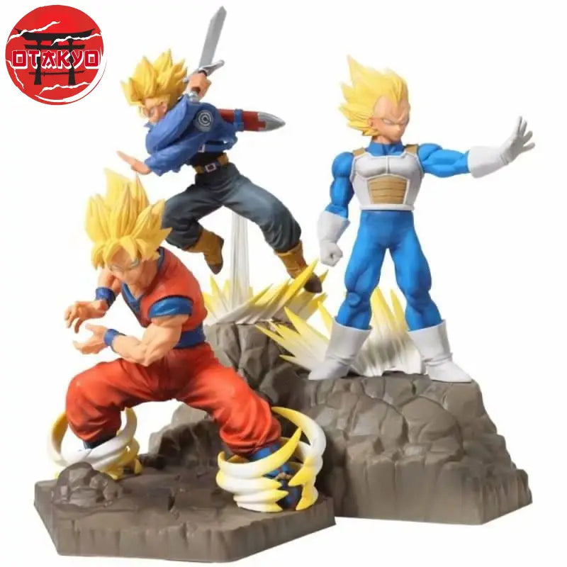 Figurine Son Goku, Vegeta et Trunks - Dragon Ball Z