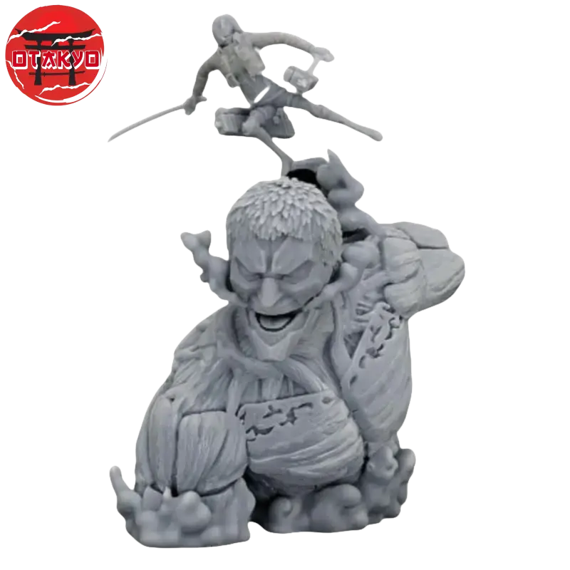 Figurine Titan Cuirassé vs Mikasa Ackerman - Attaque des Titans