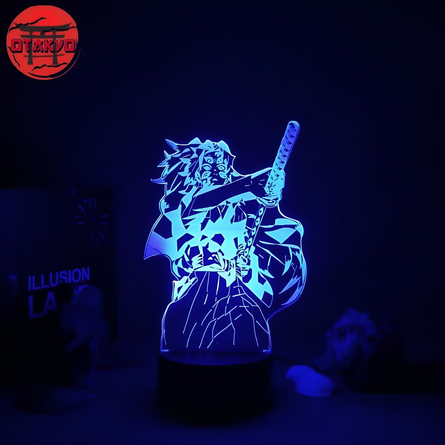 Lampe LED Kokushibo (1ère Lune démonique) - Demon Slayer™