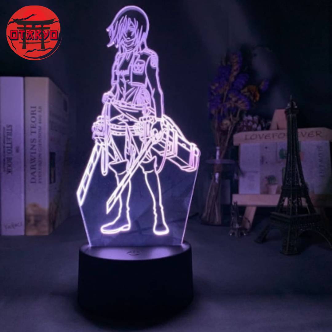 Lampe LED Mikasa Ackerman mode combat - Attaque des Titans™