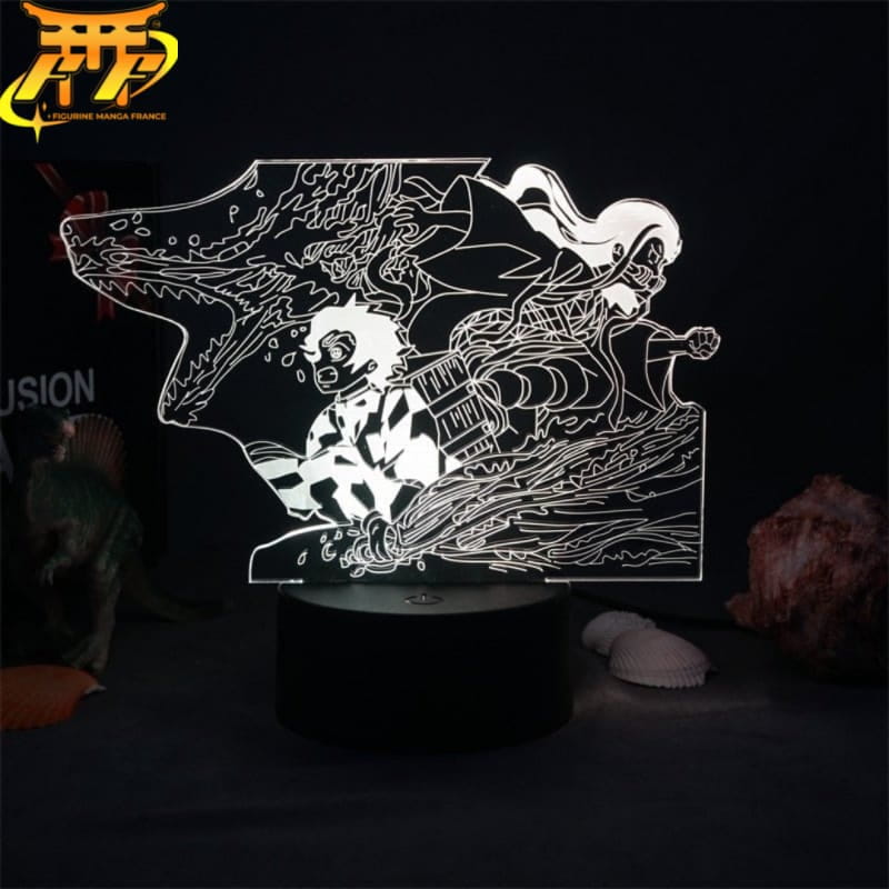 Lampe LED La Fratrie Kamado au combat - Demon Slayer™ - Otakyo