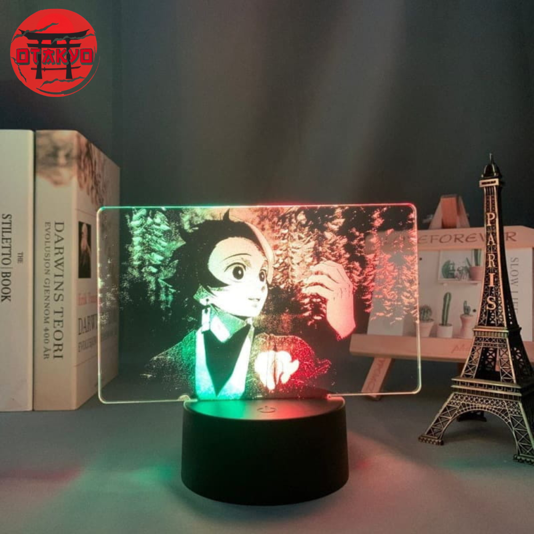Lampe LED Tanjiro Kamado Bicolore - Demon Slayer™