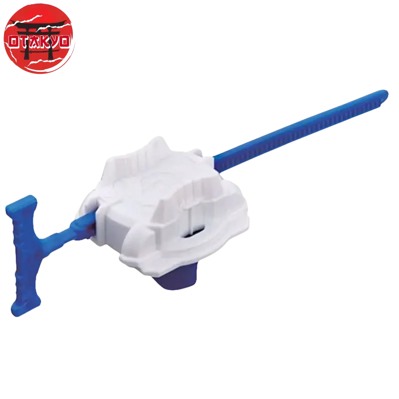 Lanceur Beyblade Classique Blanc et Bleu - Beyblade