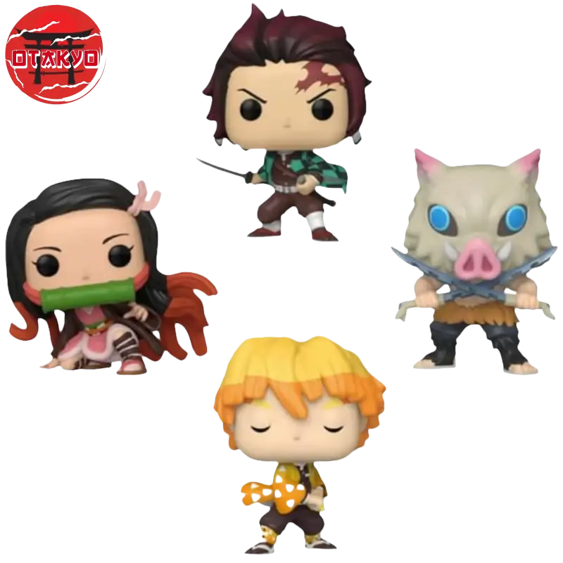 Pack Figurines POP Team Tanjiro - Demon Slayer™