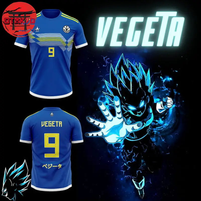 Maillot de Foot Vegeta SSJ Bleu - Dragon Ball Z™