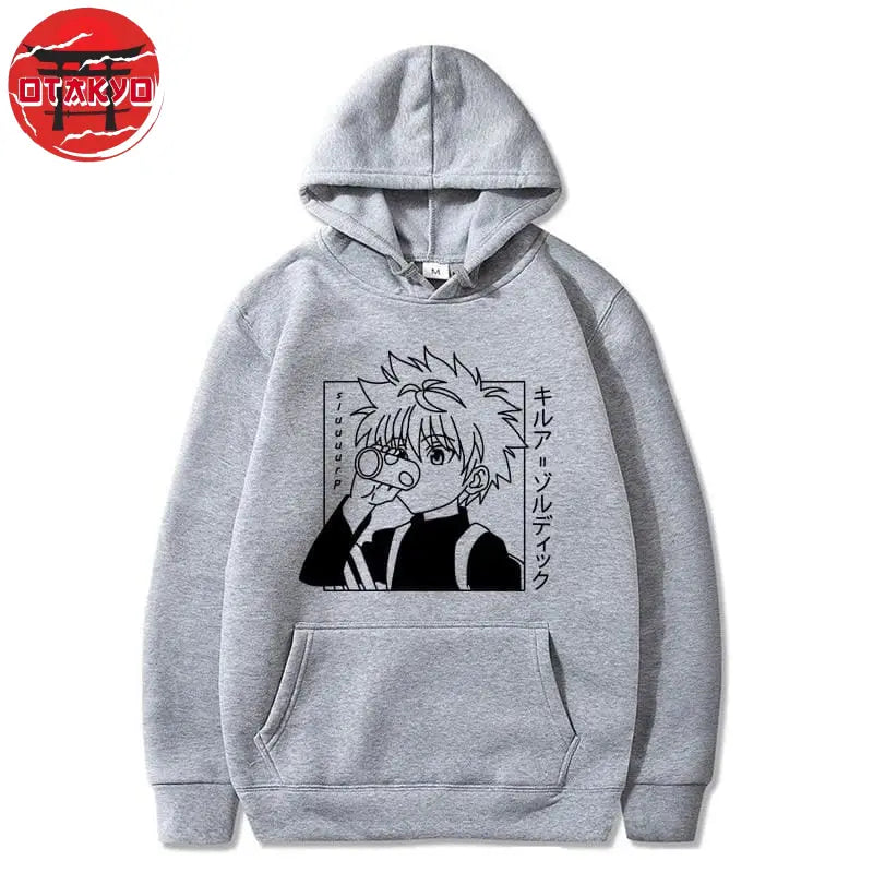 Pull Kirua - Hunter x Hunter™ 0 Otakyo : N°1 des ventes de figurine en ligne Gris XXL